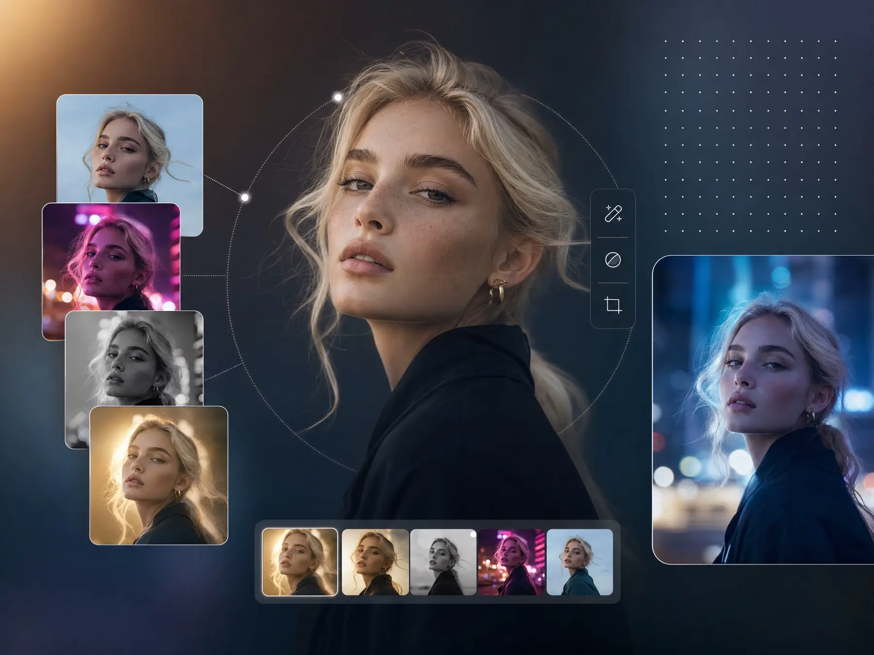 Portrait and style direction preview